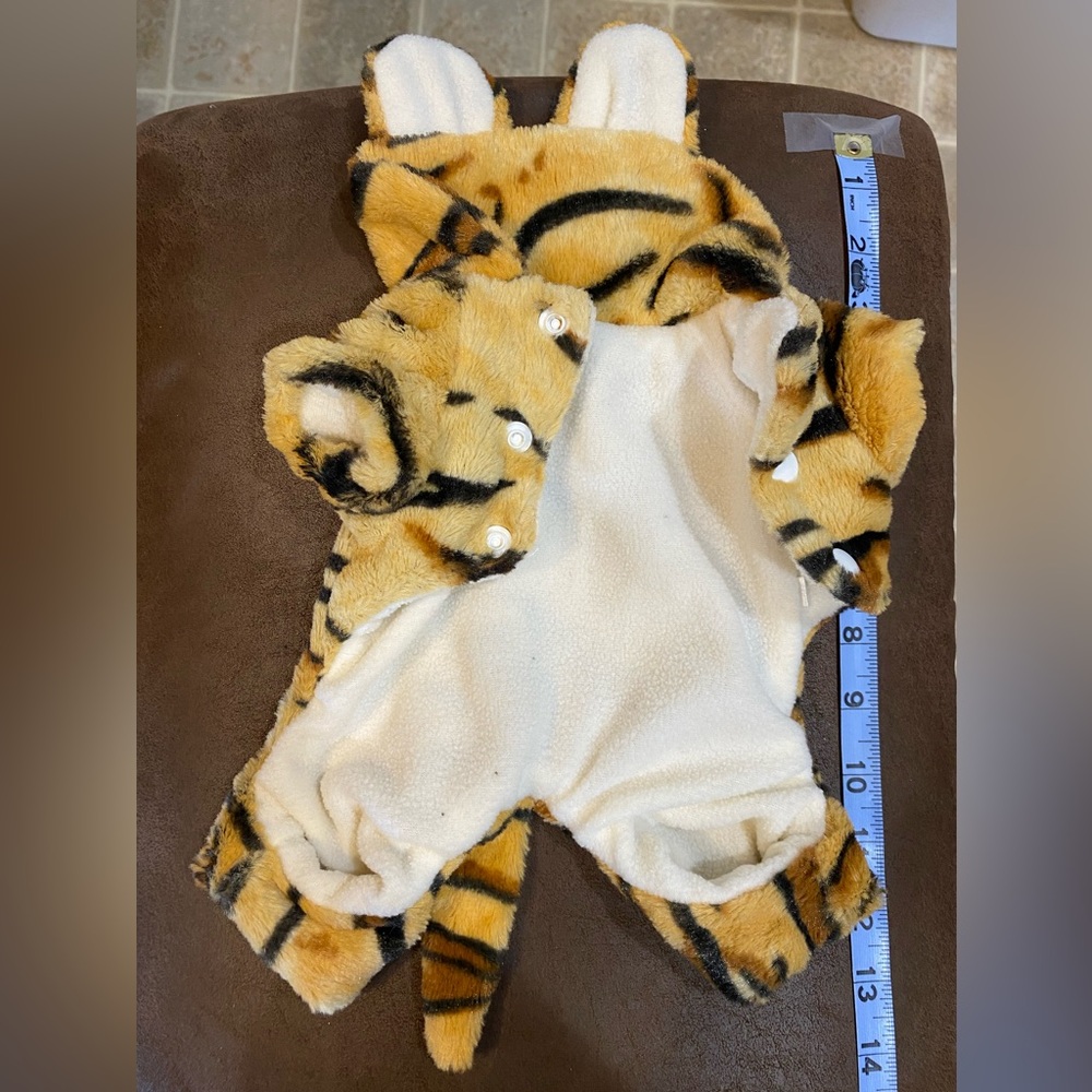 Adorable Tiger Print Pet Costume